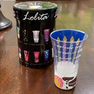 Lolita birthday cake shot glass